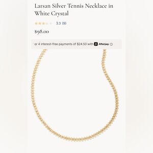 Kendra Scott Gold Tennis “Larsen” Necklace